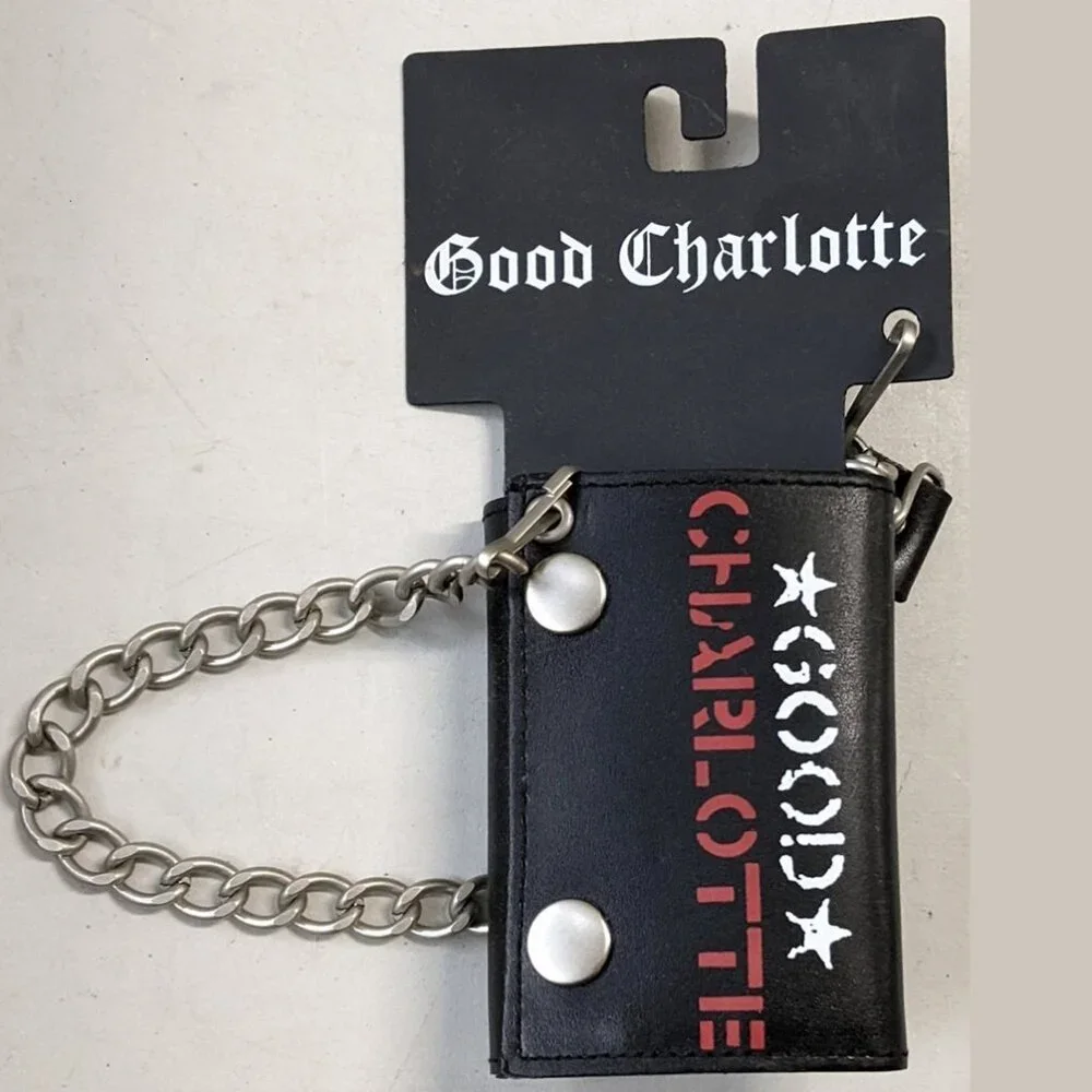 Good Charlotte Logo Trifold Chain Officially Licensed Bioworld Wallet
